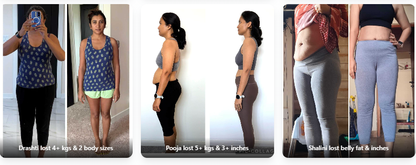 Customer transformation results collage 1