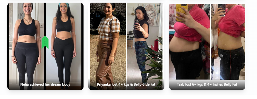 Customer transformation results collage 2